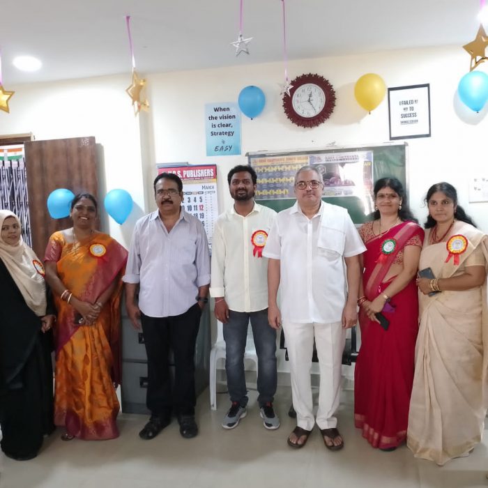 Faculty members with Director of Nava Chaithanya